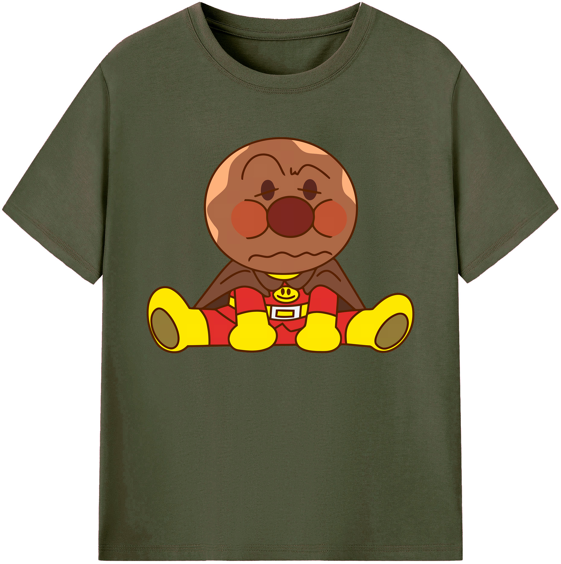 （画像用） アンパンマン Anpanman 綿100％ メンズ半袖Tシャツ｜肌触りやわらか＆通気性